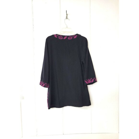 INC International Concepts Embroidered Cotton Knit Tunic Top Size XL - Picture 5 of 5